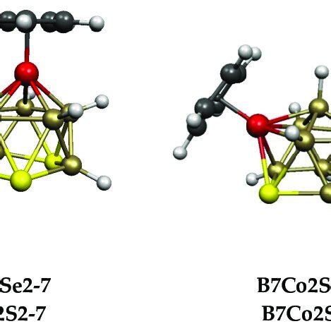 The Eight Lowest Energy Cp 2 Co 2 E 2 B 4 H 4 E S Se Structures