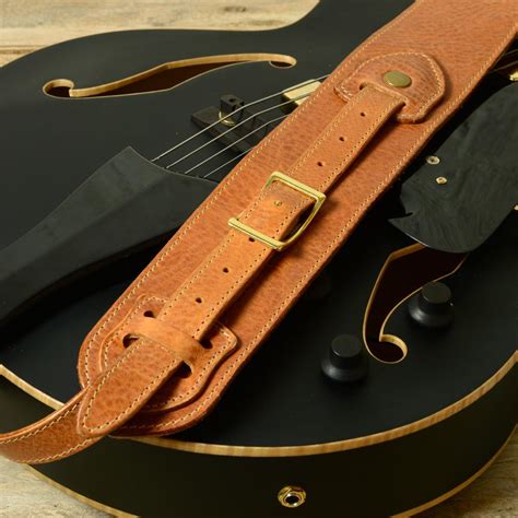 Leather Guitar Straps With Shoulder Pads Pinegrove Leather