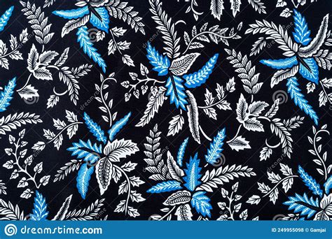 Batik Sarong Pattern Background In Thailand Traditional Batik Sarong