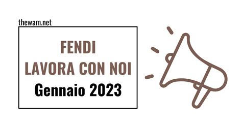 Fendi Lavora Con Noi Posizioni Aperte A Gennaio