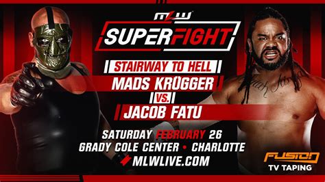 Stairway To Hell Match Set For Mlw Superfight Updated Card