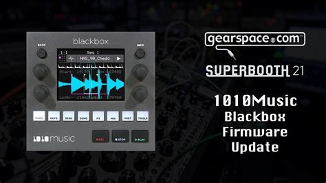 1010Music Blackbox Sampler New Firmware Gearspace Superbooth 2021