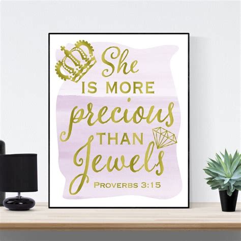 Proverbs 3 15 Etsy