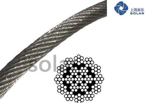 8mm 72mm Special Wire Rope 19x7 18X7 IWS For Building And Industrial