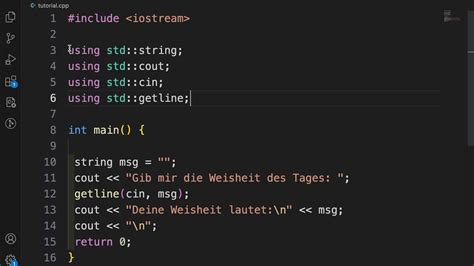 C Tutorial Alternativen Zu Using Namespace Std Youtube