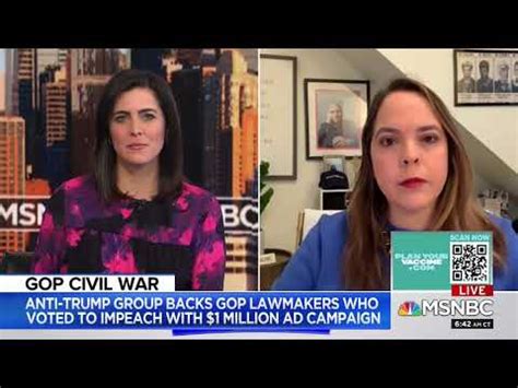 RAP Director Olivia Troye on MSNBC: "They stood up for the Constitution ...