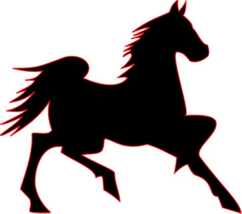 Free Clip Art Fire Horse By Sabrog