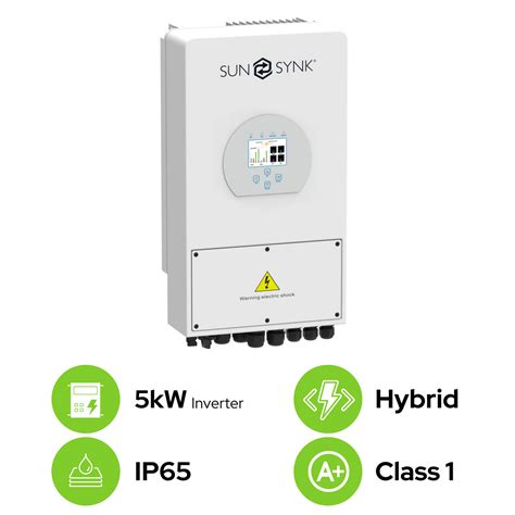 Sunsynk 5kw 1p Hybrid Pv Inverter 48v Cw Wifi Dongle Ip65 Power Butler