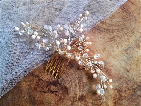 Pente Para Penteados De Noiva Ou Madrinhas Nude E Champ Elo