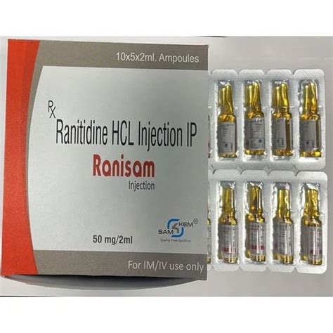 Mg Ranitidine Hcl Injection Ip At Rs Box Pharmaceutical