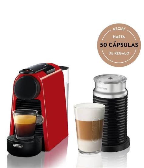 Cafetera Nespresso Essenza Mini D Aeroccino Roja Amutmin Shop