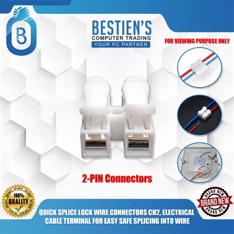 Quick Splice Lock Wire Connectors Ch Electrical Cable Terminal For