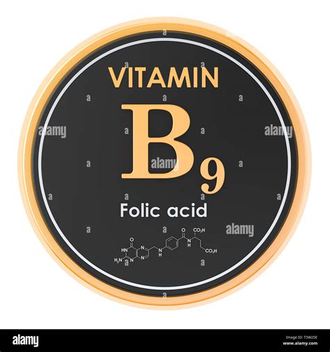 La Vitamina B Cido F Lico Icono De C Rculo F Rmula Qu Mica