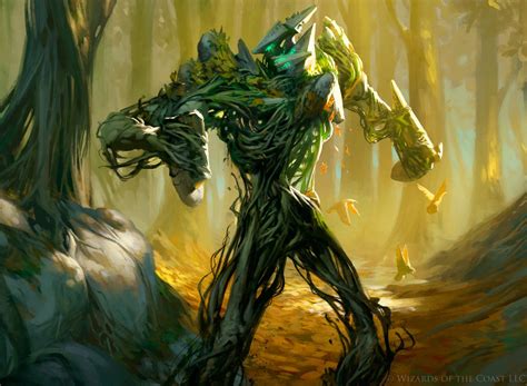 Undergrowth Champion Mtg Art From Battle For Zendikar Set By Tyler