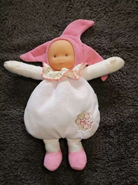 Doudou Poup E Lutin Rose Corolle Eur Picclick Fr