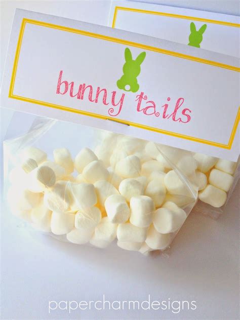 Printable Bunny Tails