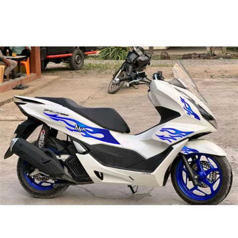 Jual STIKER STRIPING TRANSPARAN PCX 150 160 RAZOR CUSTOM API Shopee