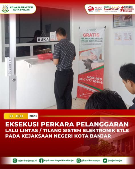 Eksekusi Perkara Pelanggaran Lalu Lintas Tilang Manual Dan Sistem