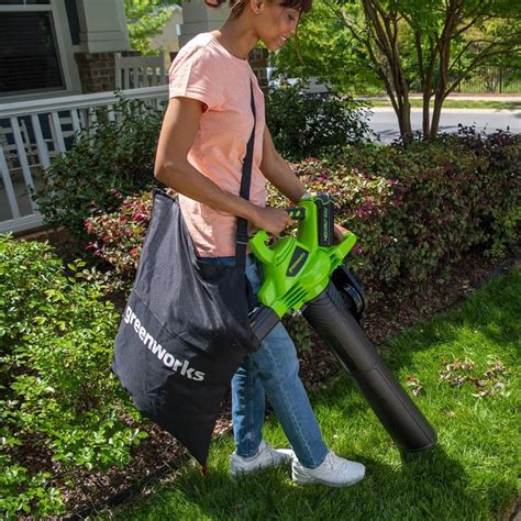 Greenworks Battery Blower Vac 40v Including Battery And Charger Tigerbay