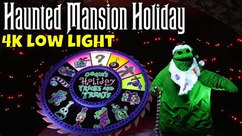 Haunted Mansion Holiday Full Audio K Low Light Disneyland