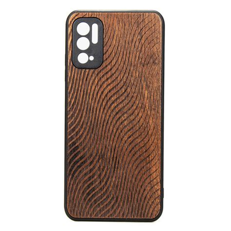 Drewniane Etui Do Xiaomi Redmi Note 10 5G Bewood Fale Merbau Pancernik