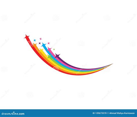 Vector Del Logotipo Del Arco Iris Ilustración Del Vector Ilustración