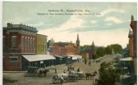 Jackson Street And Lawernce Russellville Al Late 1890s Old Photos