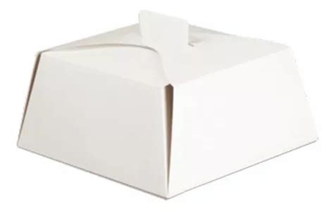 Caja Para Torta Blanca Lisa X X Unidades