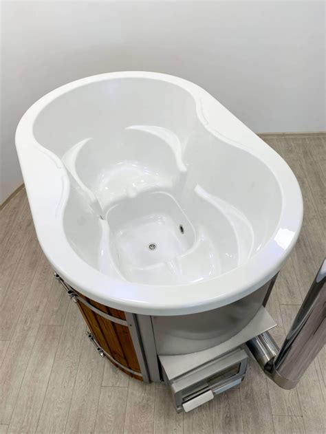Hot Pot Oval Acrylic Thermoholz Hotpot Badefass Ch