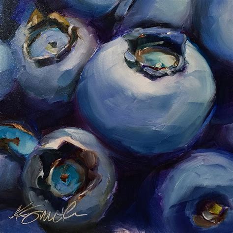 Blueberry Painting At PaintingValley Explore Collection Of