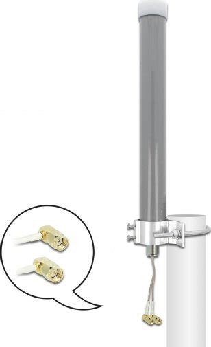 DeLOCK Multiband LTE WLAN Antenne Outdoor Mastmontage Ab 73 56