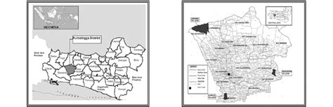 Map of Central Java Province Showing Purbalingga District | Download Scientific Diagram