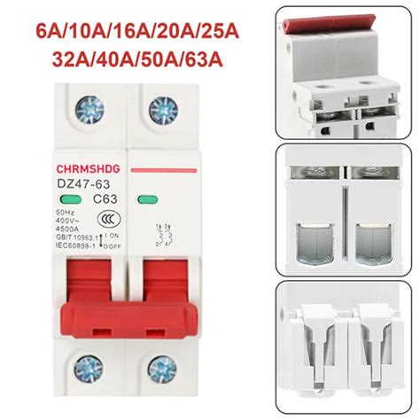 Dc V Miniature Circuit Breaker Mcb Solar Double Pole