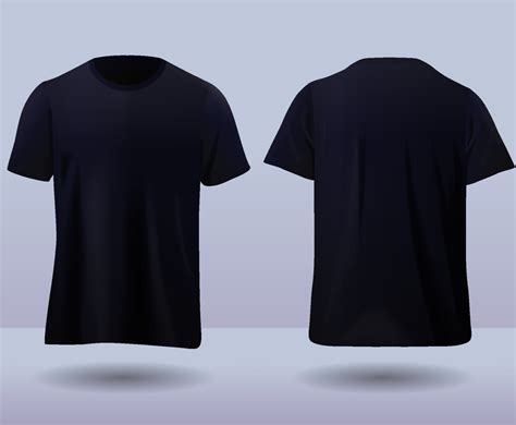 3D Black Tshirt Mockup