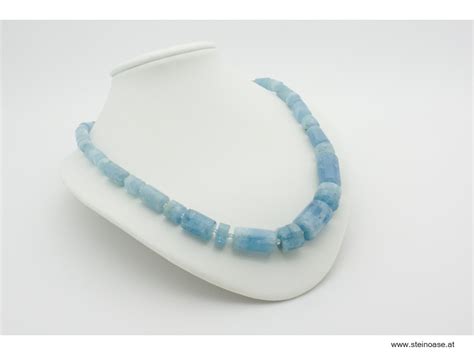 Kette Aquamarin Facettiert Schmuck