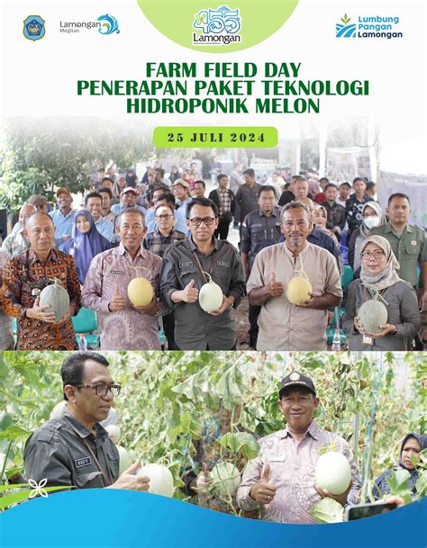 FARM FIELD DAY PENERAPAN TEKNOLOGI HIDROPONIK MELON Dinas Ketahanan