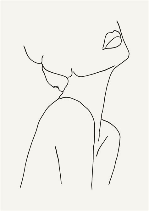 Pin By On Mellifluous Silhouette Drawing Abstract Line