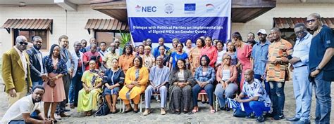 NEC Partners Hold Implementation Dialogue With Political Parties On 30