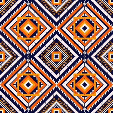 African Ethnic Seamless Pattern Background And Fabric 46323342 Vector