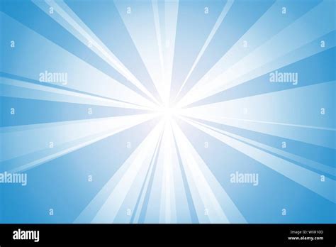 Bright Ray Abstract And Light Blue Background Vector And Illustration