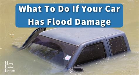 What To Do If Your Automobile Has Flood Injury Freeinsuranceworld