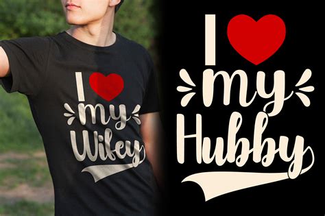 Hubby Wifey Couple Svg T Shirt Design Graphic By Ya Design Store