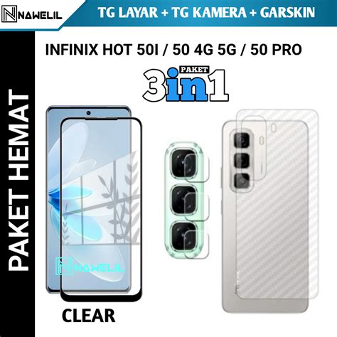 Jual PAKET IN INFINIX HOT I G G PRO TG LAYAR TG KAMERA GARSKIN