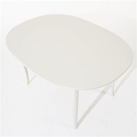 Images For Carl Malmsten Coffee Table Ovalen White