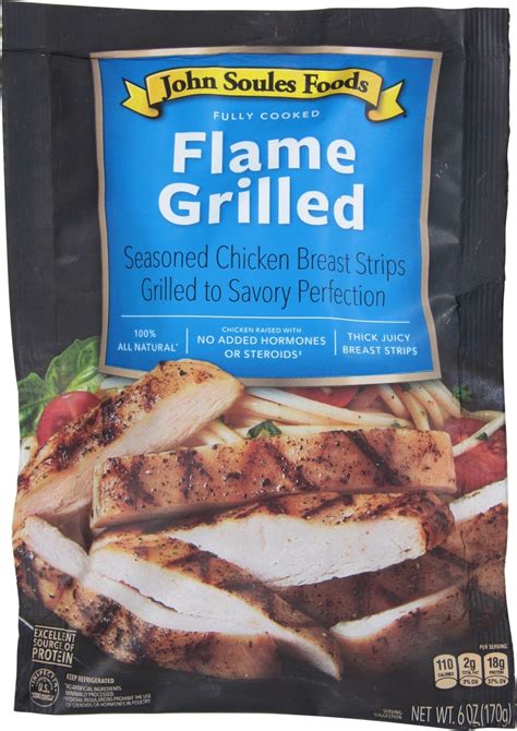 John Soules Foods Grilled Chicken Breast Strips 6 OZ Bag 6 Oz Shipt