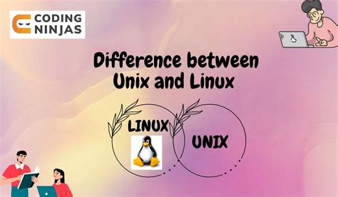 Difference Between Unix And Linux Coding Ninjas