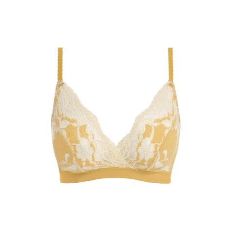 Bralette Sans Armature Jaune Wacoal Lingerie Lemon Curve