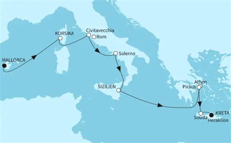 Mein Schiff Routen Bersicht Angebote Kreuzfahrt Org