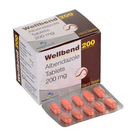 Albendazole Tablets 200mg At Rs 20box Albendazolum Tablet In Surat