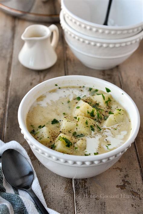 Simple Homemade Irish Potato Soup Home Cooked Harvest